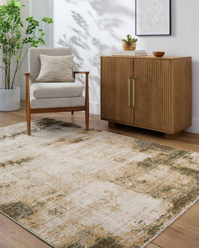 Myrtle Avenue Modern Cream Area Rug - Galey Alix Livabliss