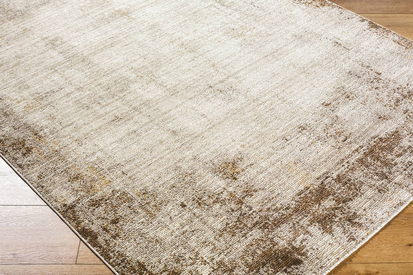 Myrtle Avenue Modern Cream/Dark Brown Area Rug - Galey Alix Livabliss