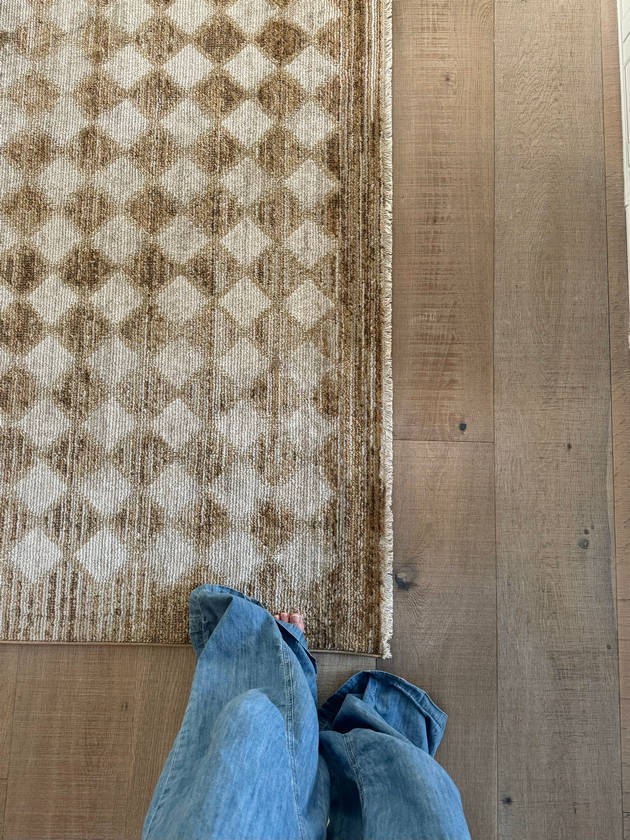 Myrtle Avenue Traditional Taupe/Mustard Area Rug - Galey Alix Livabliss