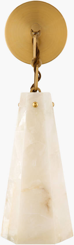 Sloane Traditional White/Beige Wall Sconces - Galey Alix x Livabliss