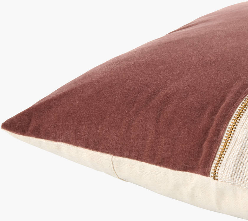 San Marco Chestnut/Cream Pillow Cover - Galey Alix x Livabliss