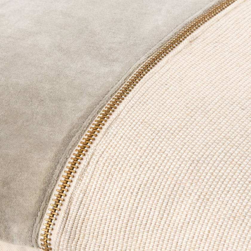 San Marco Taupe/Cream Pillow Cover - Galey Alix x Livabliss