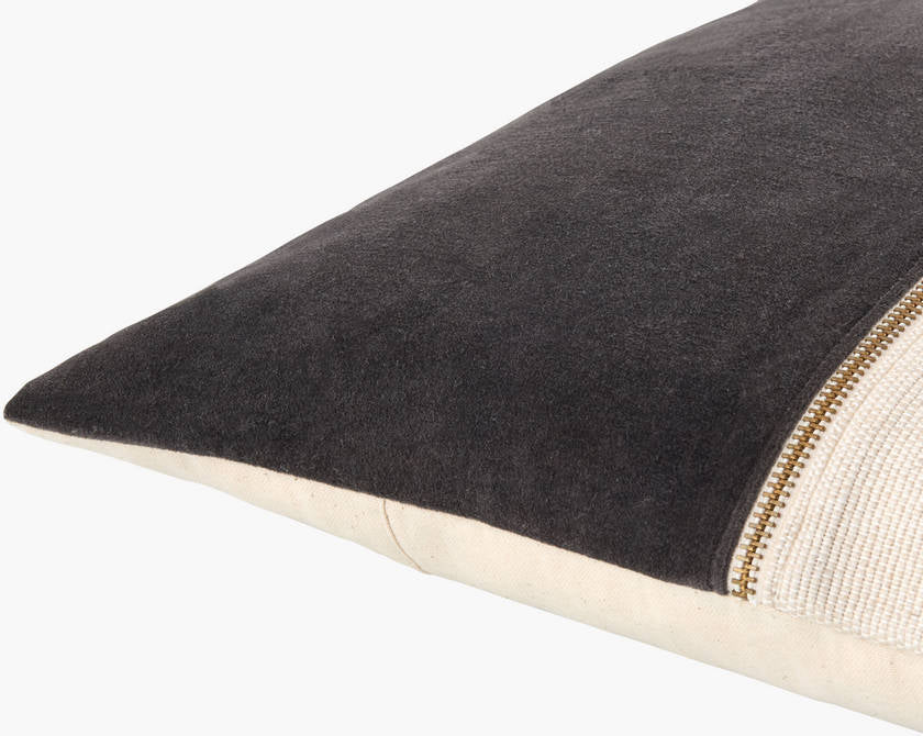 San Marco Charcoal/Ivory Pillow Cover - Galey Alix x Livabliss