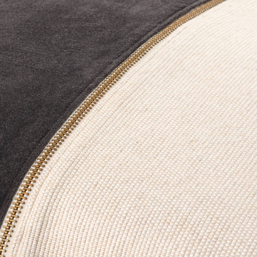 San Marco Charcoal/Ivory Pillow Cover - Galey Alix x Livabliss