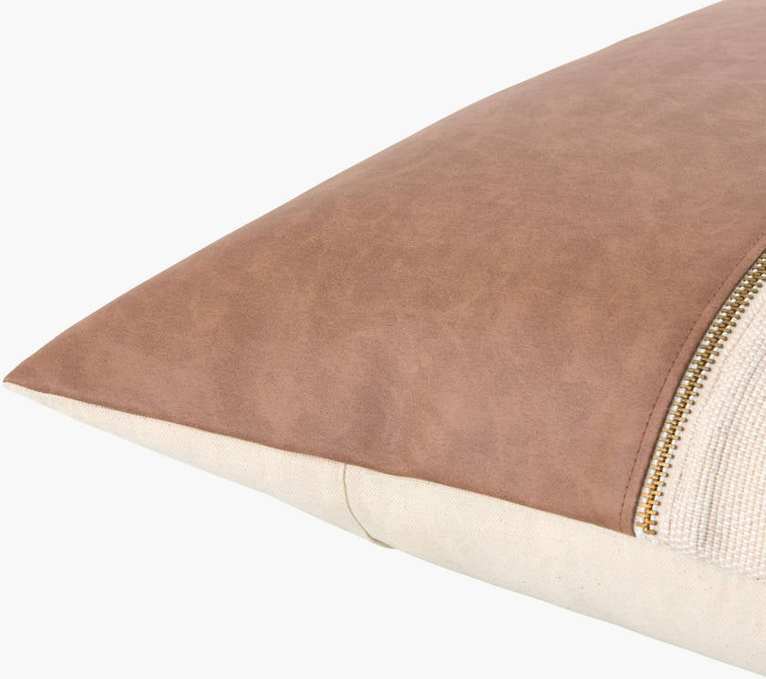 San Marco Tan/Cream Pillow Cover - Galey Alix x Livabliss