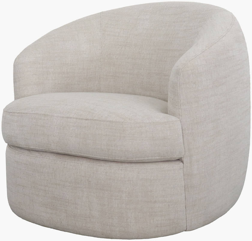 Sweeting Ivory Swivel Chair - Galey Alix x Livabliss