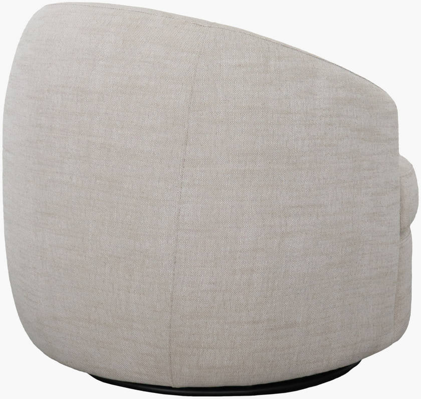 Sweeting Ivory Swivel Chair - Galey Alix x Livabliss