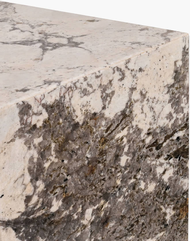 Taryn Cream End Table - Galey Alix x Livabliss