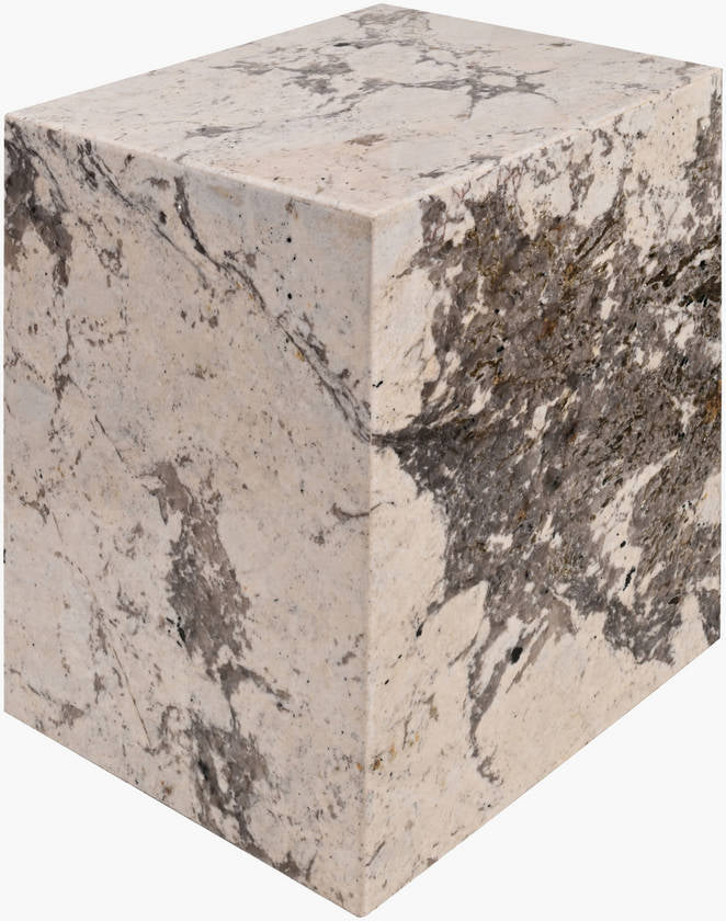 Taryn Cream End Table - Galey Alix x Livabliss