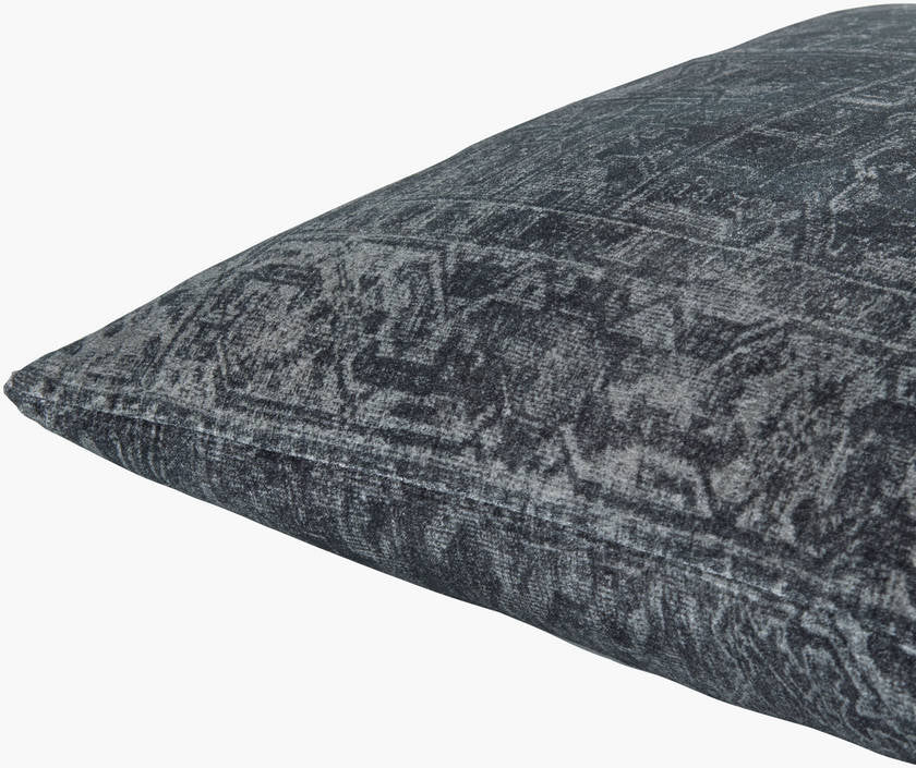 Toole Charcoal Pillow Cover - Galey Alix x Livabliss