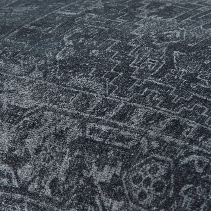 Toole Charcoal Pillow Cover - Galey Alix x Livabliss