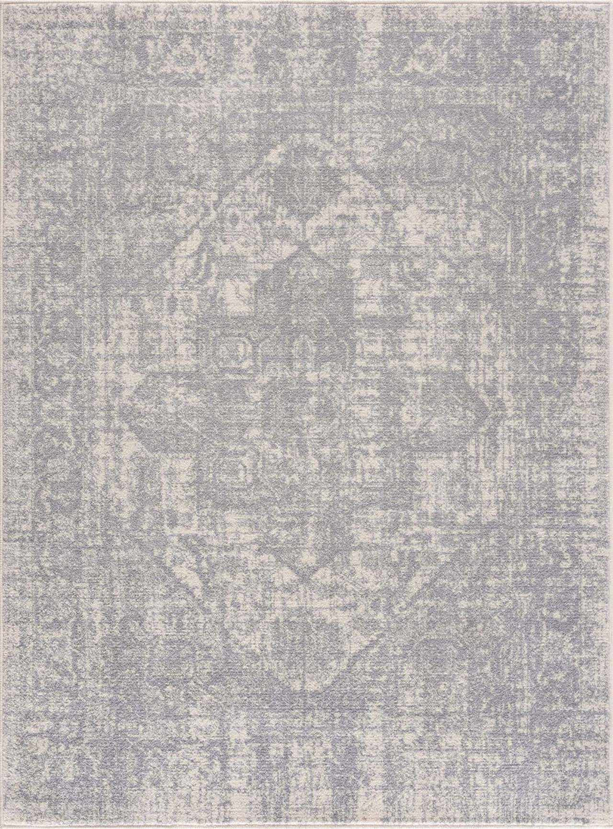 Peeta Gray Medallion Area Rug