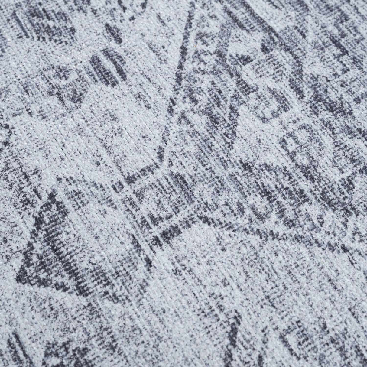 Barny Gray Blue Washable Rug