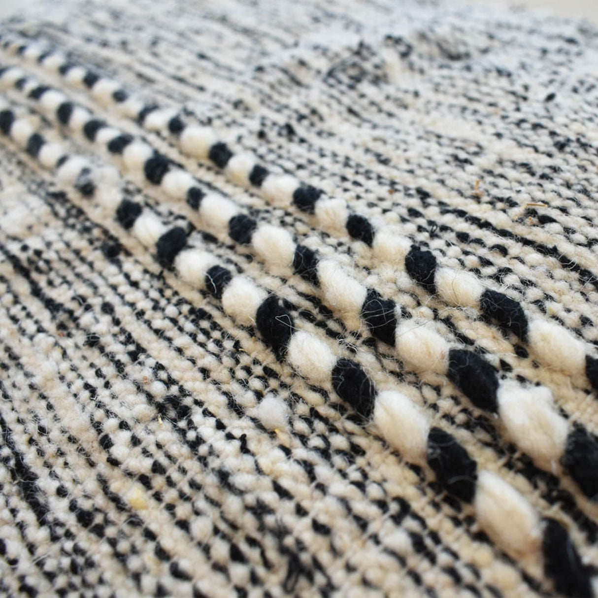 Handwoven Moroccan Zanafi Pouf