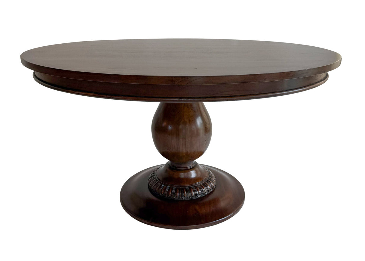55" Charlotte Pedestal Table (Walnut)