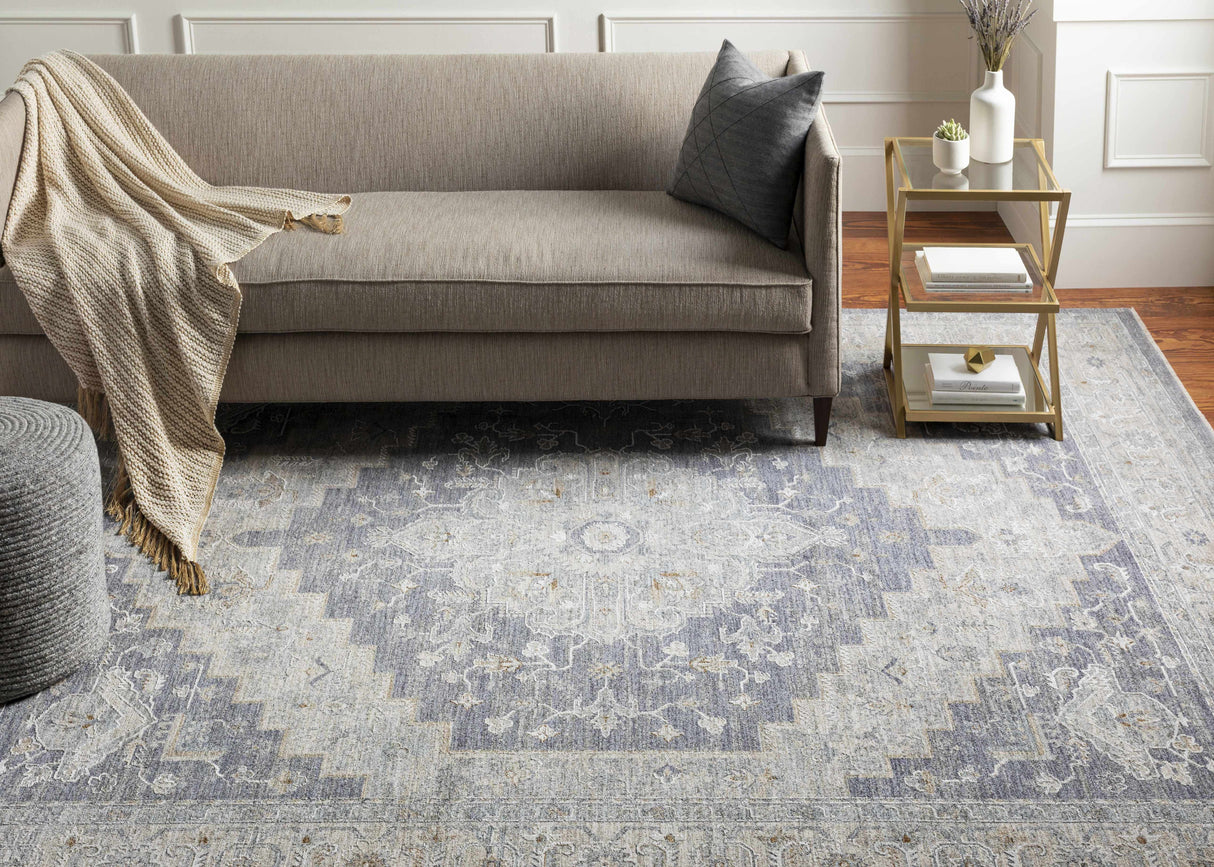 Sema Blue Medallion Area Rug