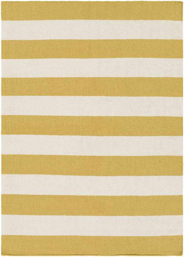Austell Modern Pale Orange/White Area Rug