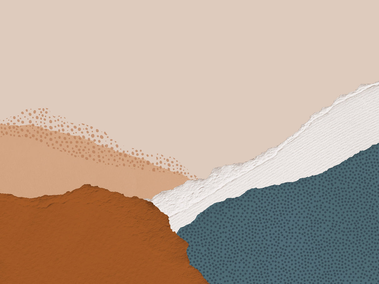 Mountain Mural Wallpaper Abstract Landscape Removable Wallpaper