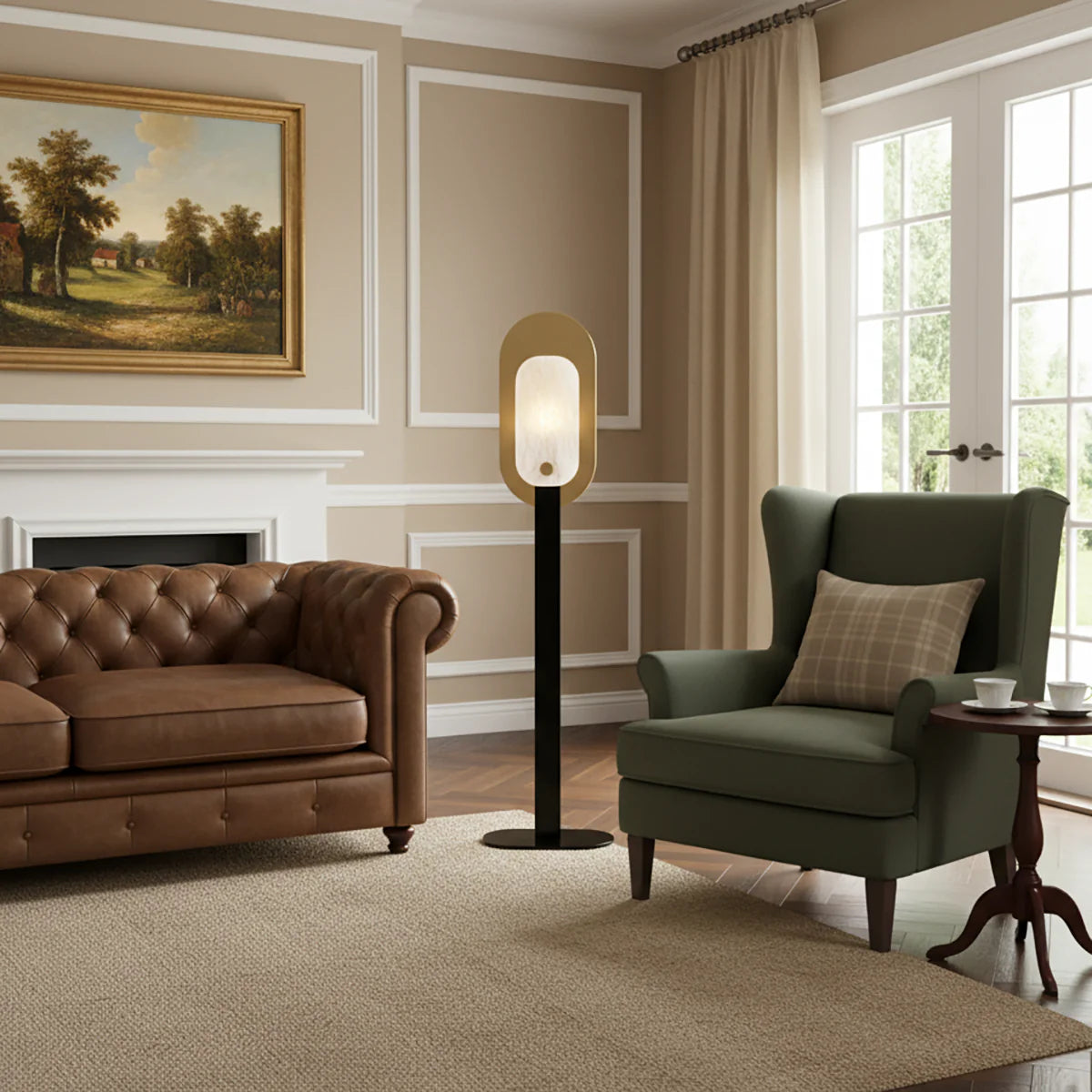 Alabaster Altai Floor Lamp