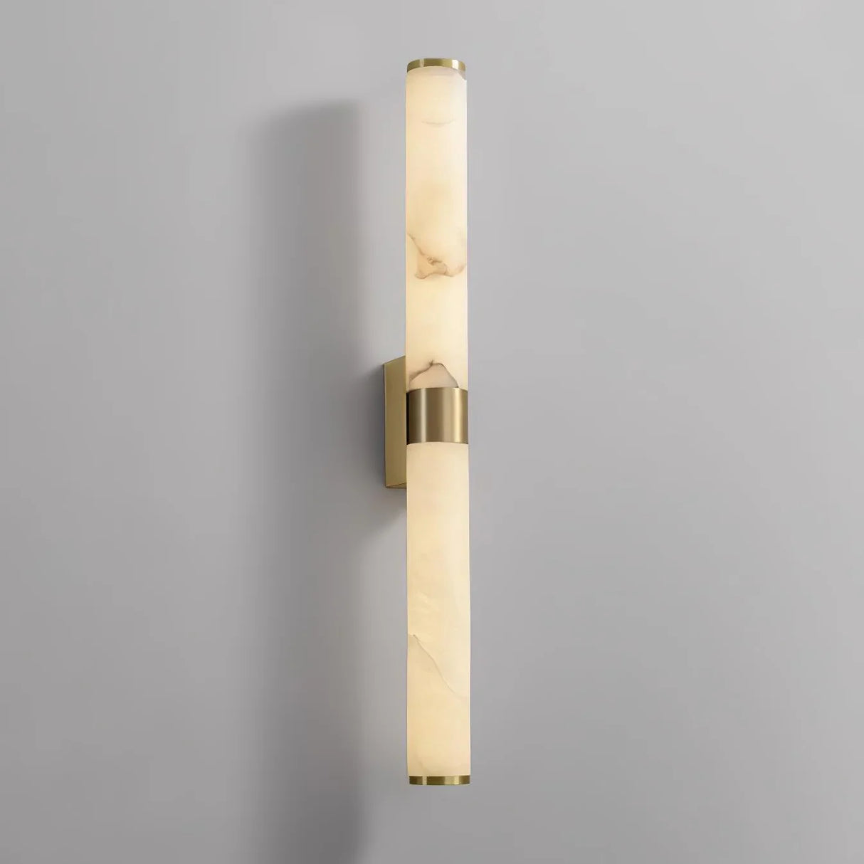 Cylindrical Alabaster Line Wall Light