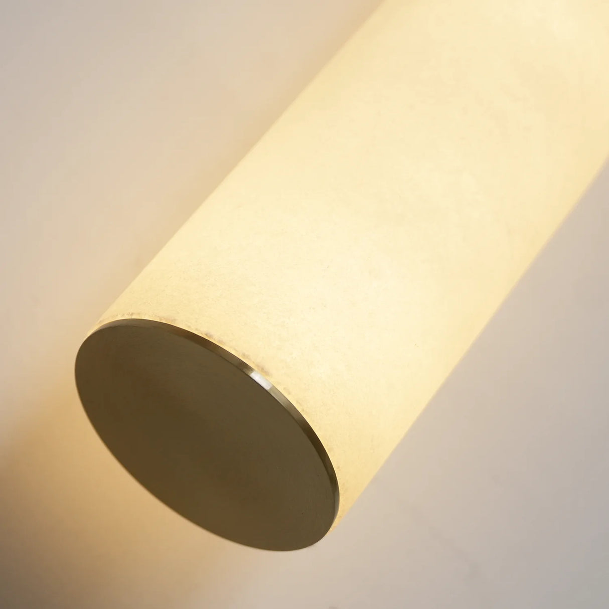 Cylindrical Alabaster Line Wall Light