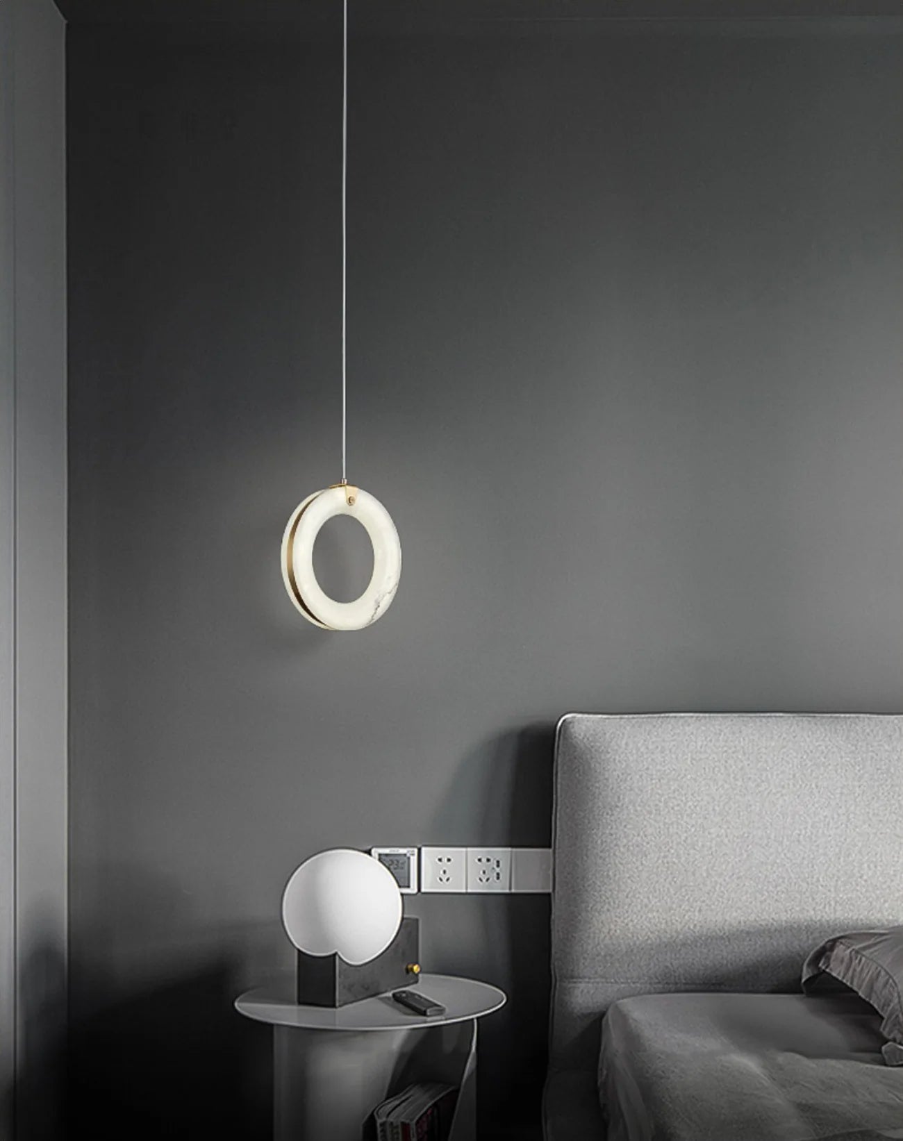 Alabaster Duplex Staircase Pendant Light