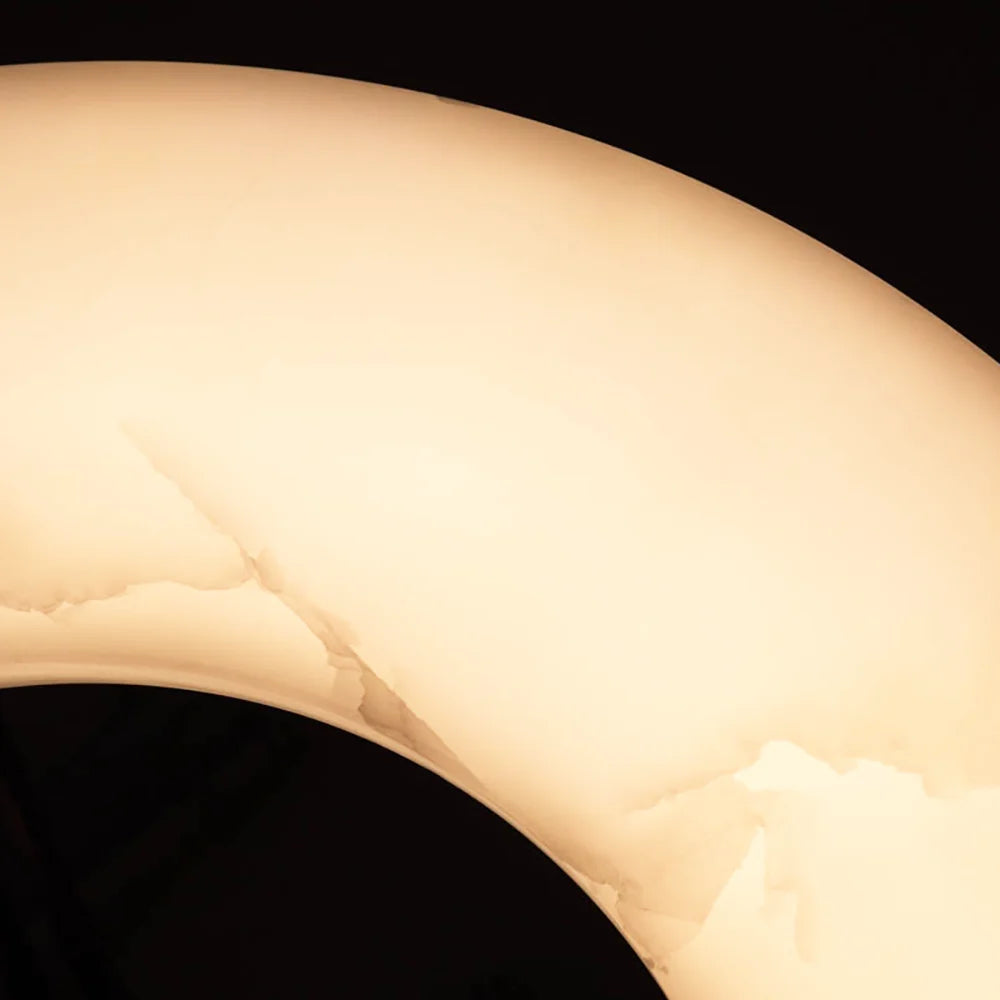 Alabaster Luxembourg Halo Chandelier
