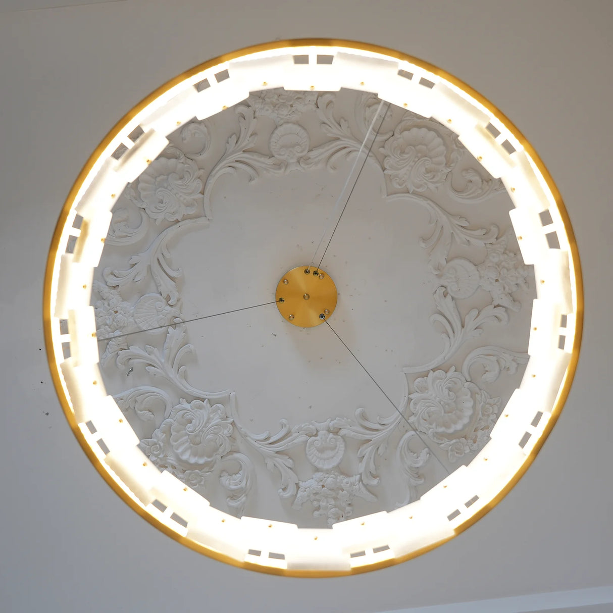 Alabaster Luxury Halo Chandelier