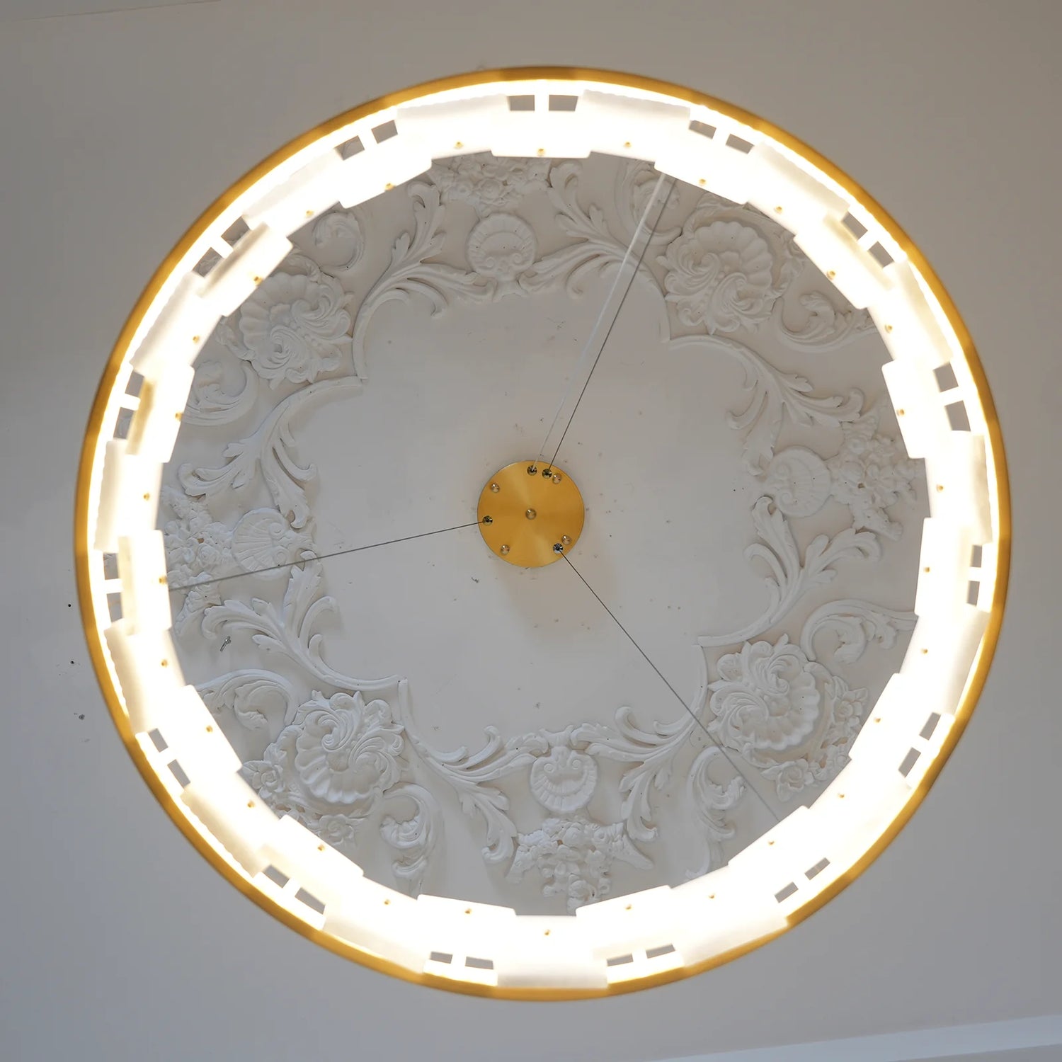 Alabaster Luxury Halo Chandelier