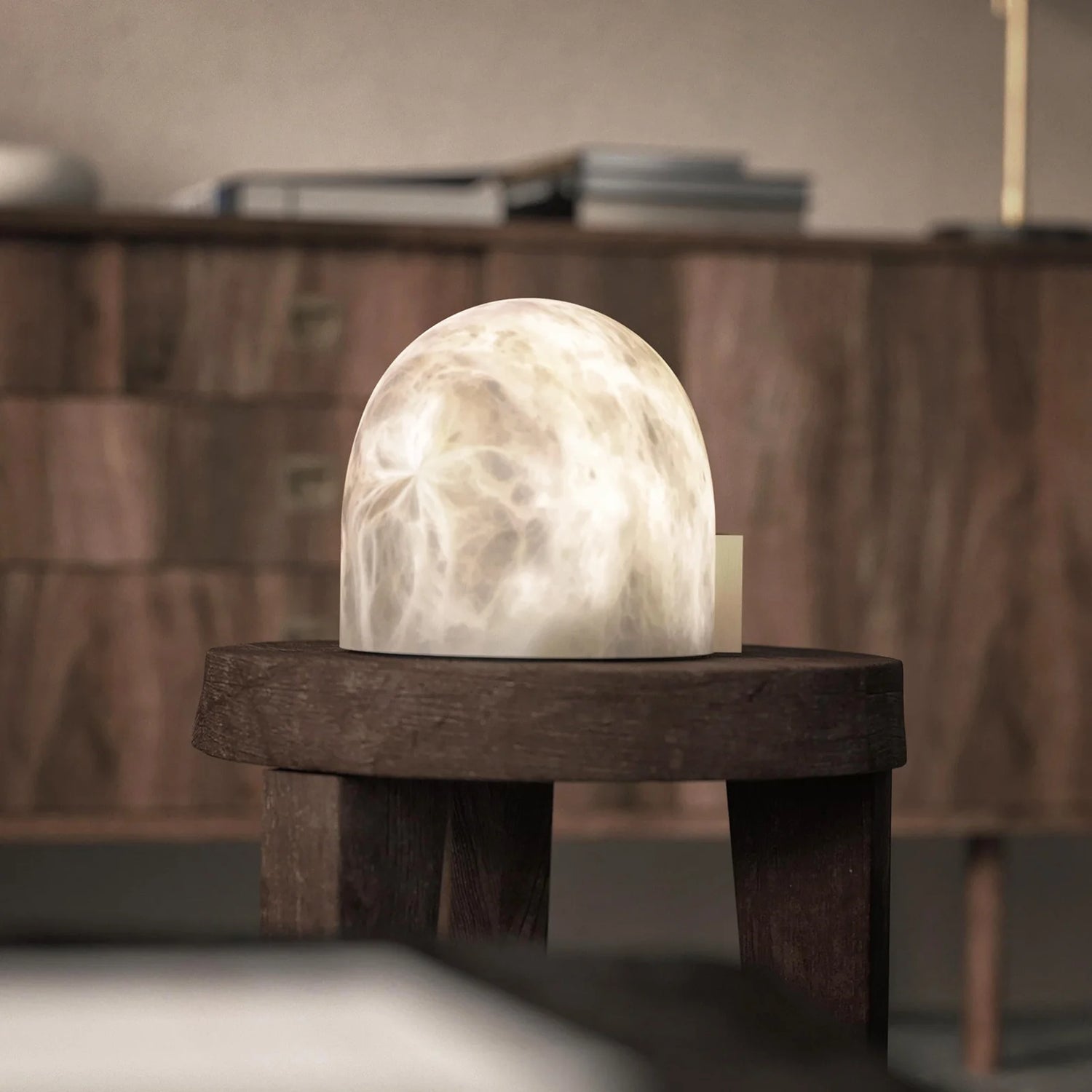 Alabaster Mona Table Lamp