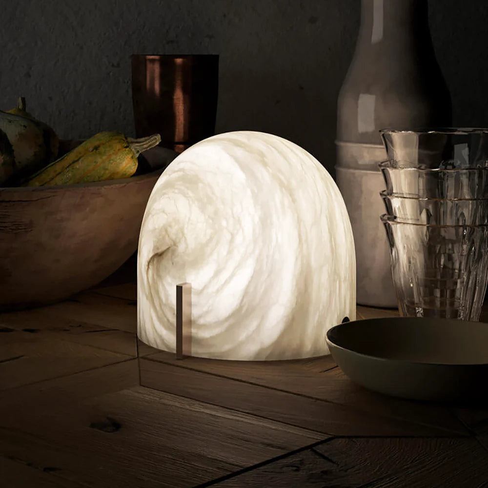 Alabaster Mona Table Lamp