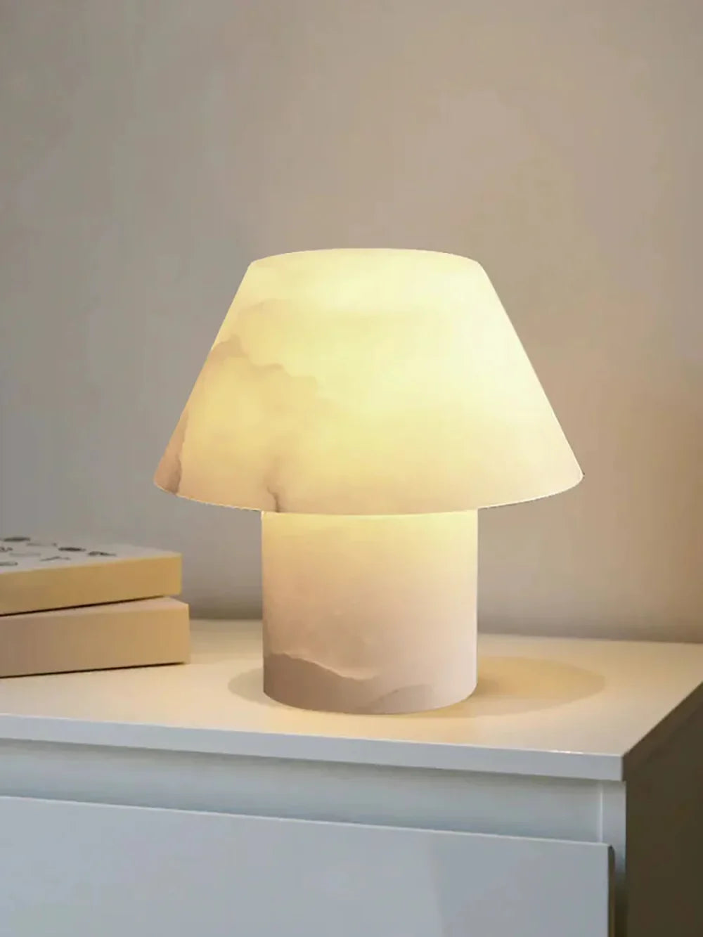 Alabaster Parachilna Petra Tapered Table Lamp