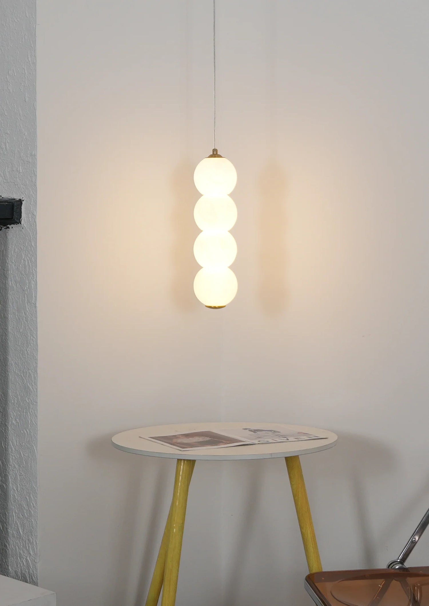 Alabaster Pearl Pendant Light