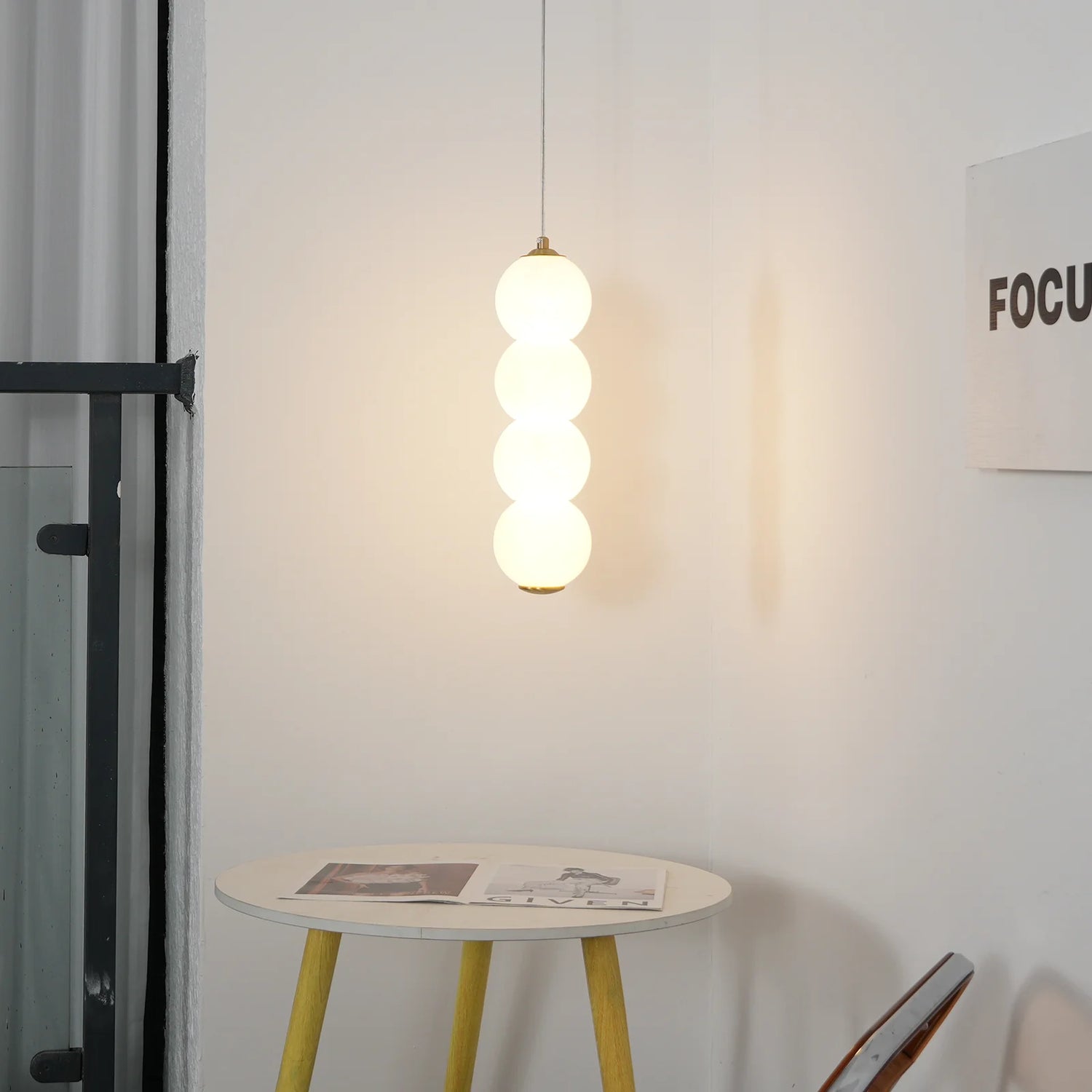 Alabaster Pearl Pendant Light