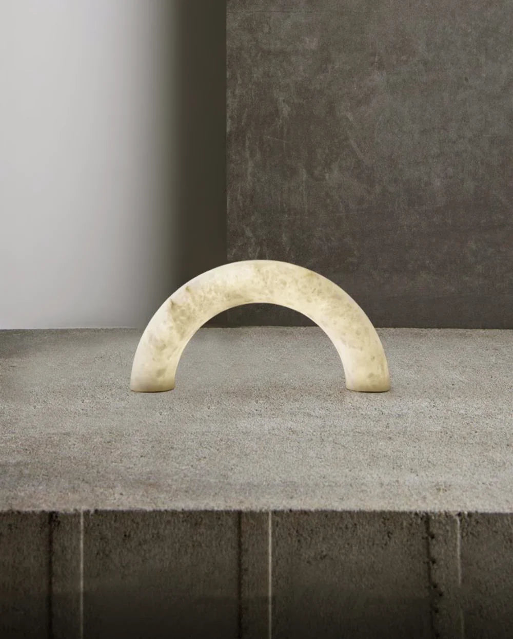 Alabaster Piped Table Lamp