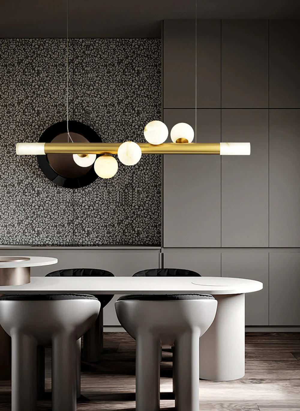 Alabaster RoMi Carrara Pendant Light