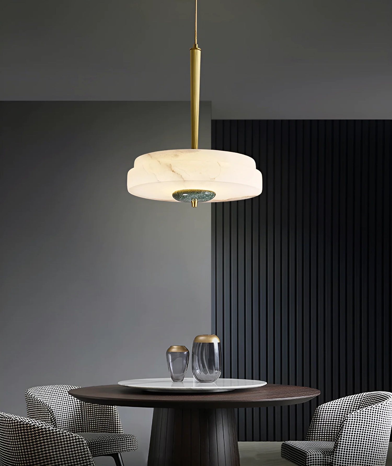 Alabaster Trave Elegant Pendant Lamp