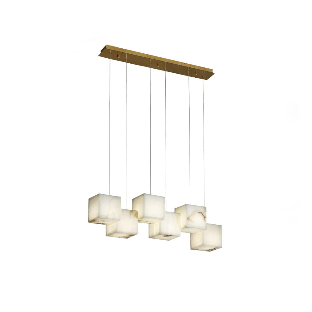 Alabaster Box Chandelier