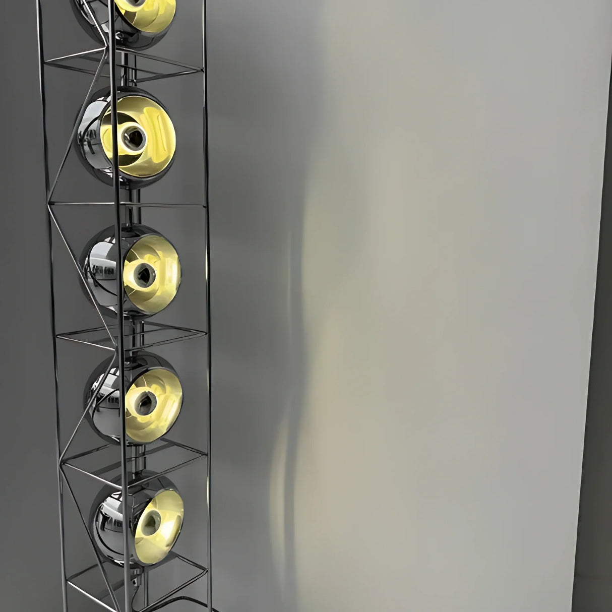 Chrome Spheres Bauhaus Lamp