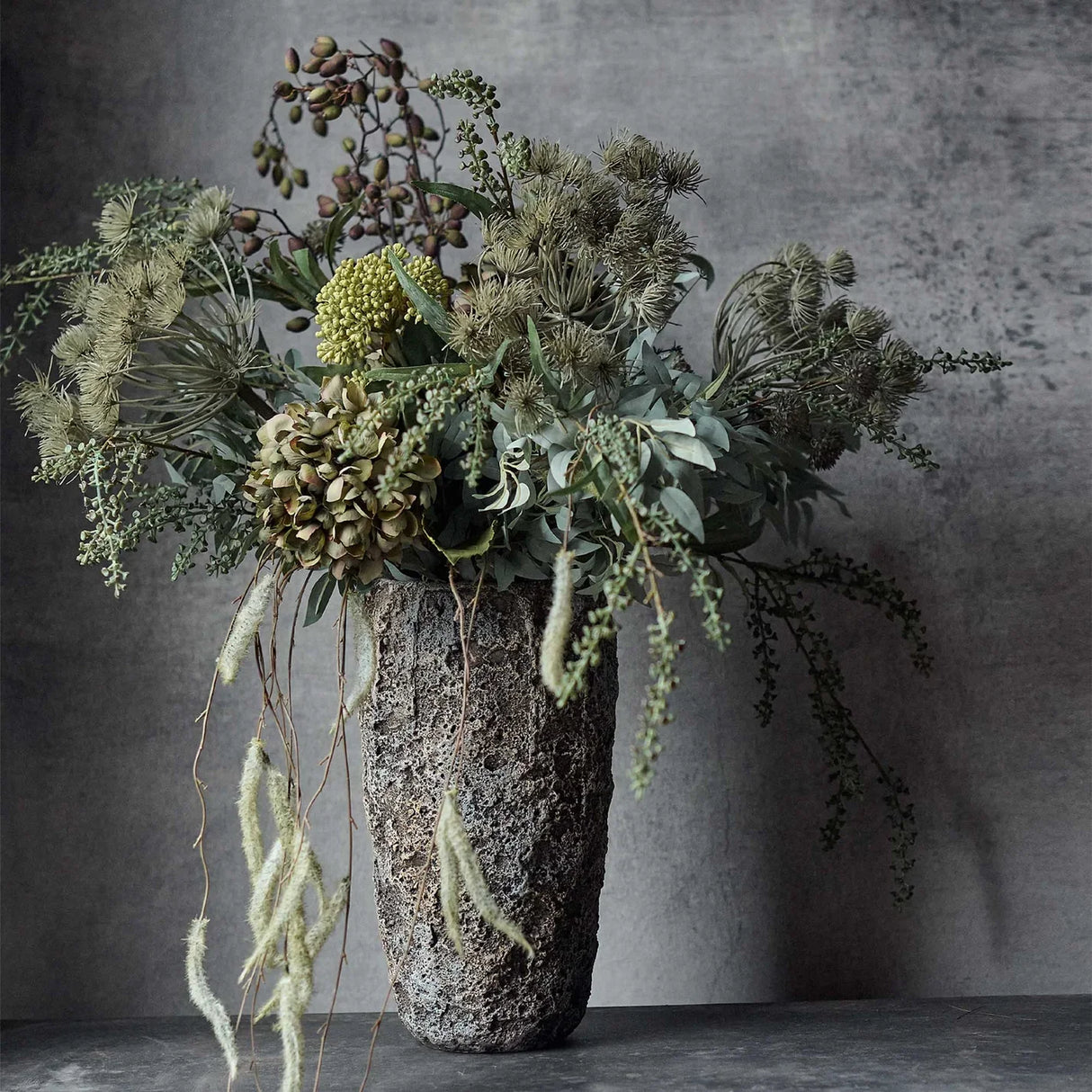 Faux Willow Emerald Stem