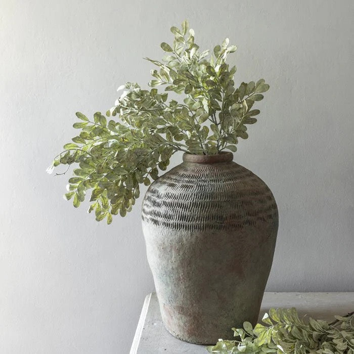 Faux Eucalyptus Cream Stem