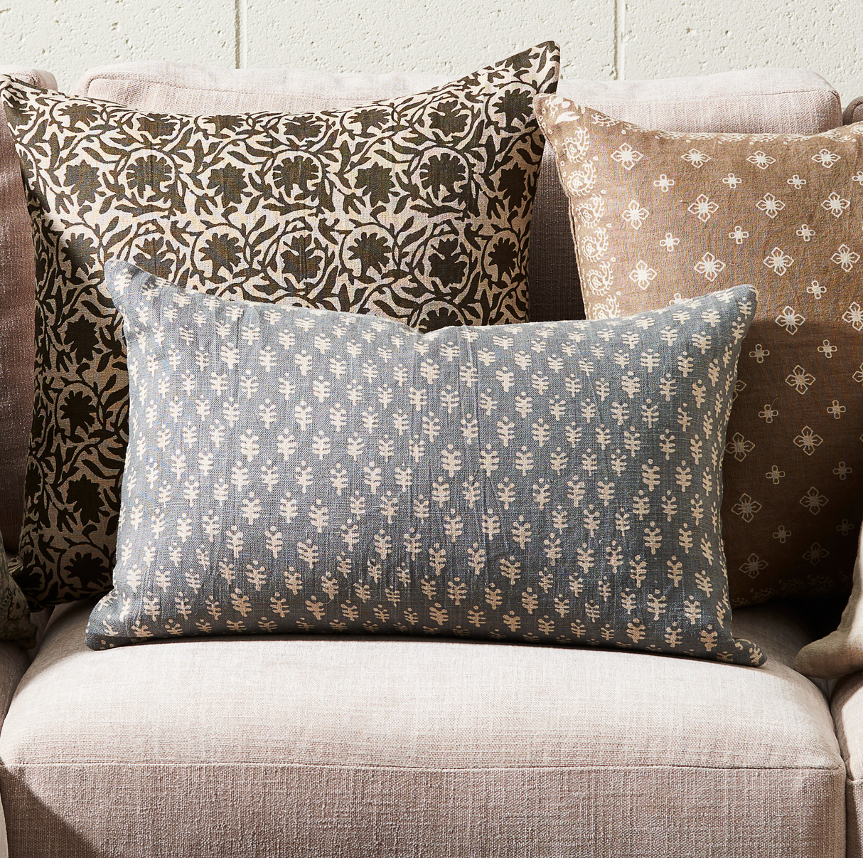 Astra Blue Pillow 16" x 24"