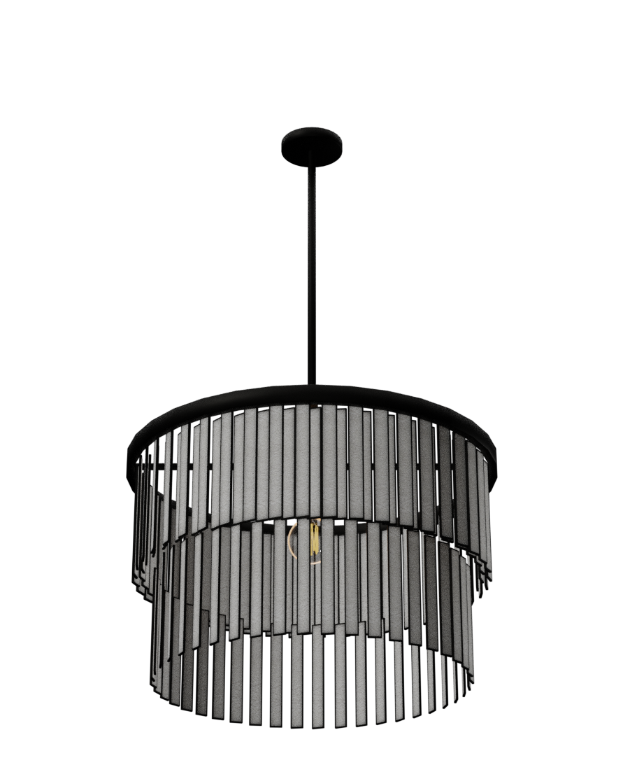 Astrid Capiz Round Chandelier