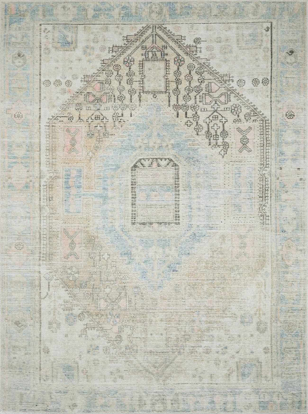Baloy Vintage Washable Rug