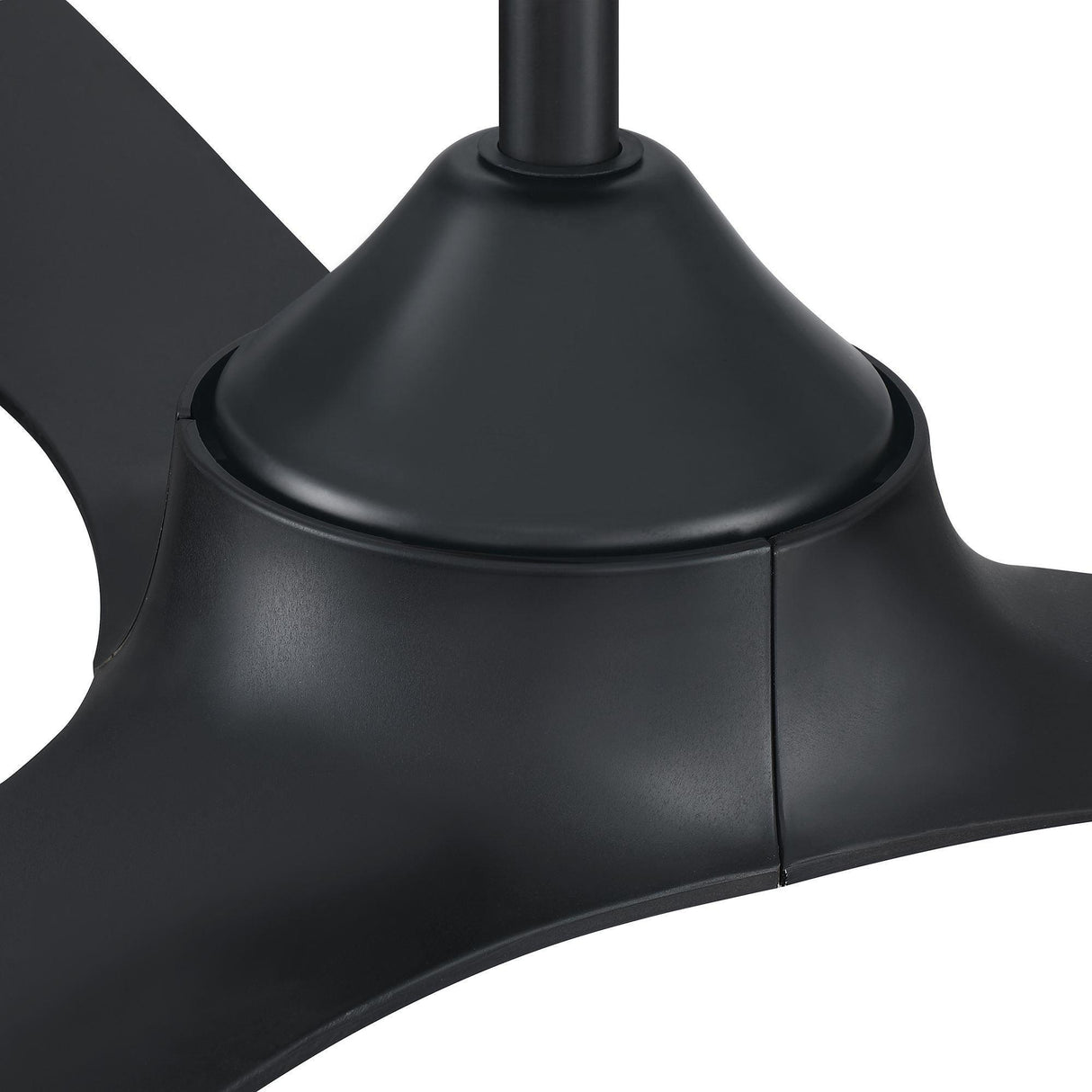 56" Modern DC Motor Downrod Mount Reversible Ceiling Fan With Remote Control