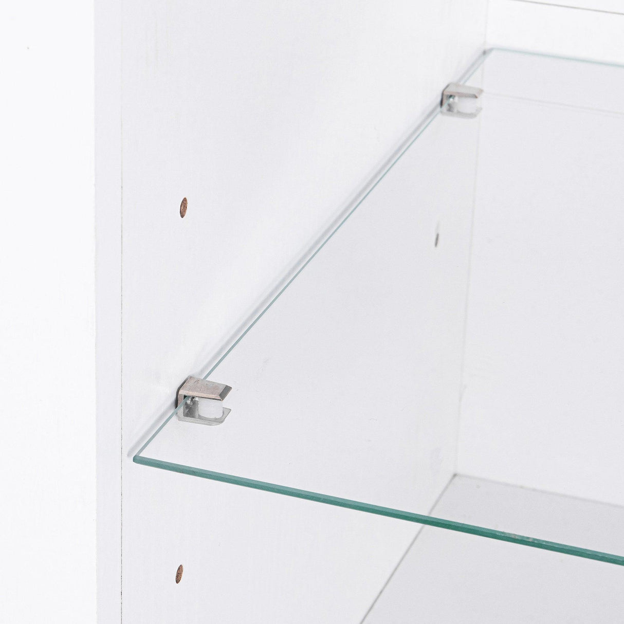 Modern 66" LED TV Stand with 23" Insert Electric Fireplace for Living Room