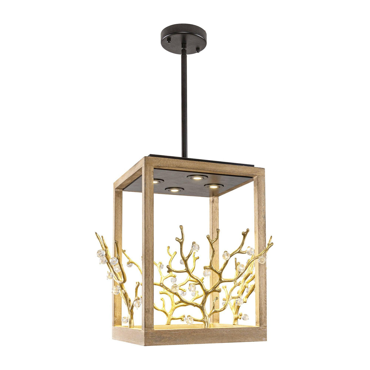 4-Light Modern Branches Island Pendant Lighting