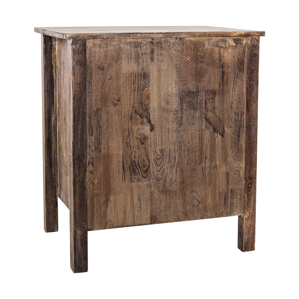 Farmhouse Solid Wood Bedroom Nightstand Side Table