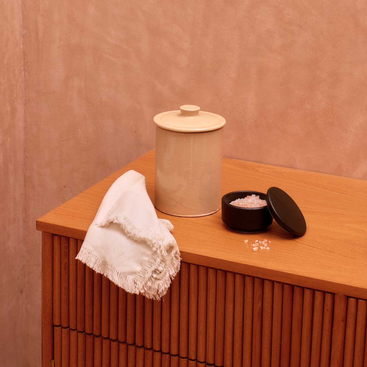 Handcrafted Ceramic Canister