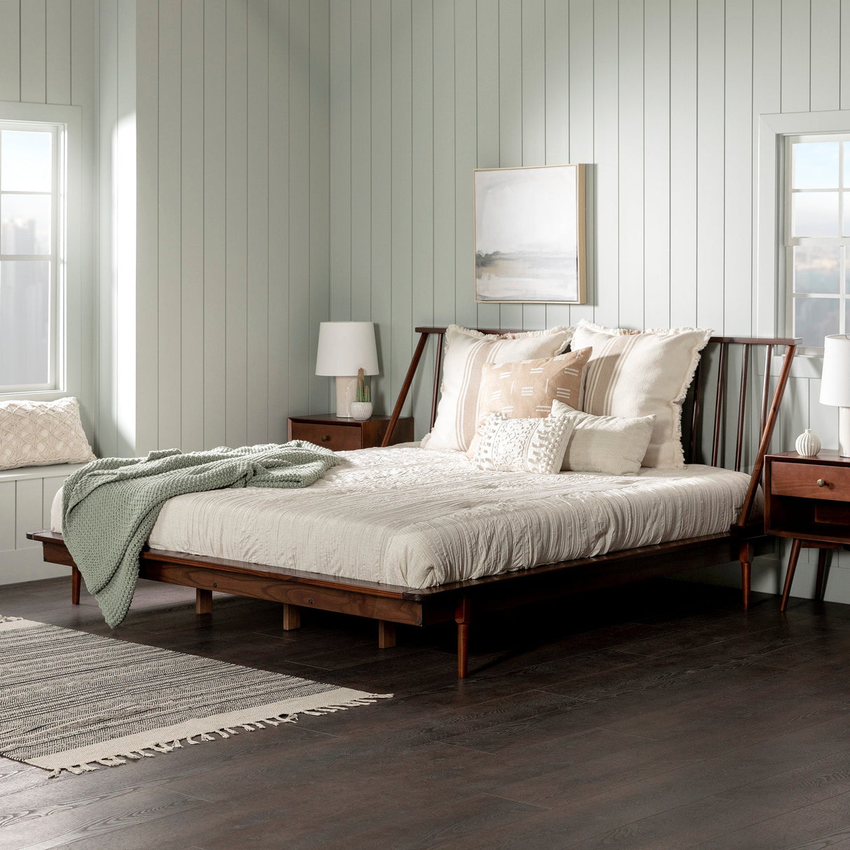 Walker Edison Spindle™ Wood Beds